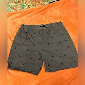 Vintage polo motif shorts